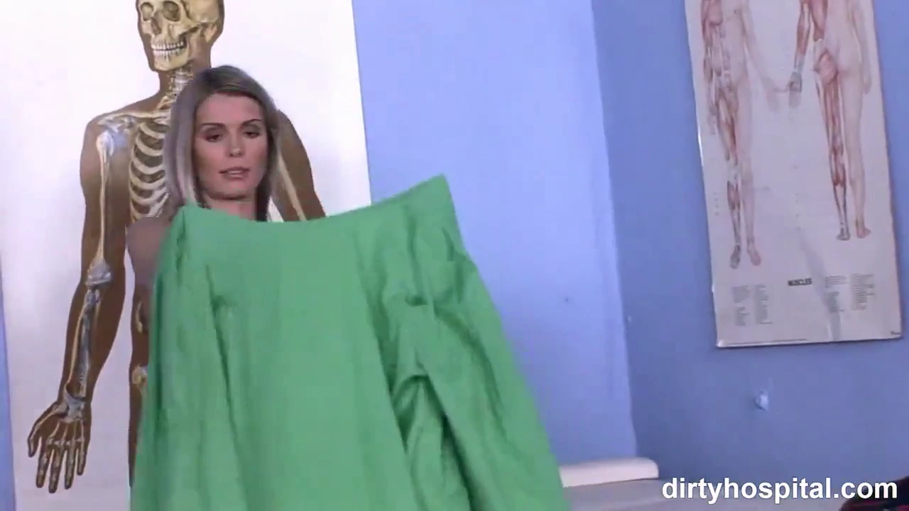 Surprise discovery of a lesbian physician porn video